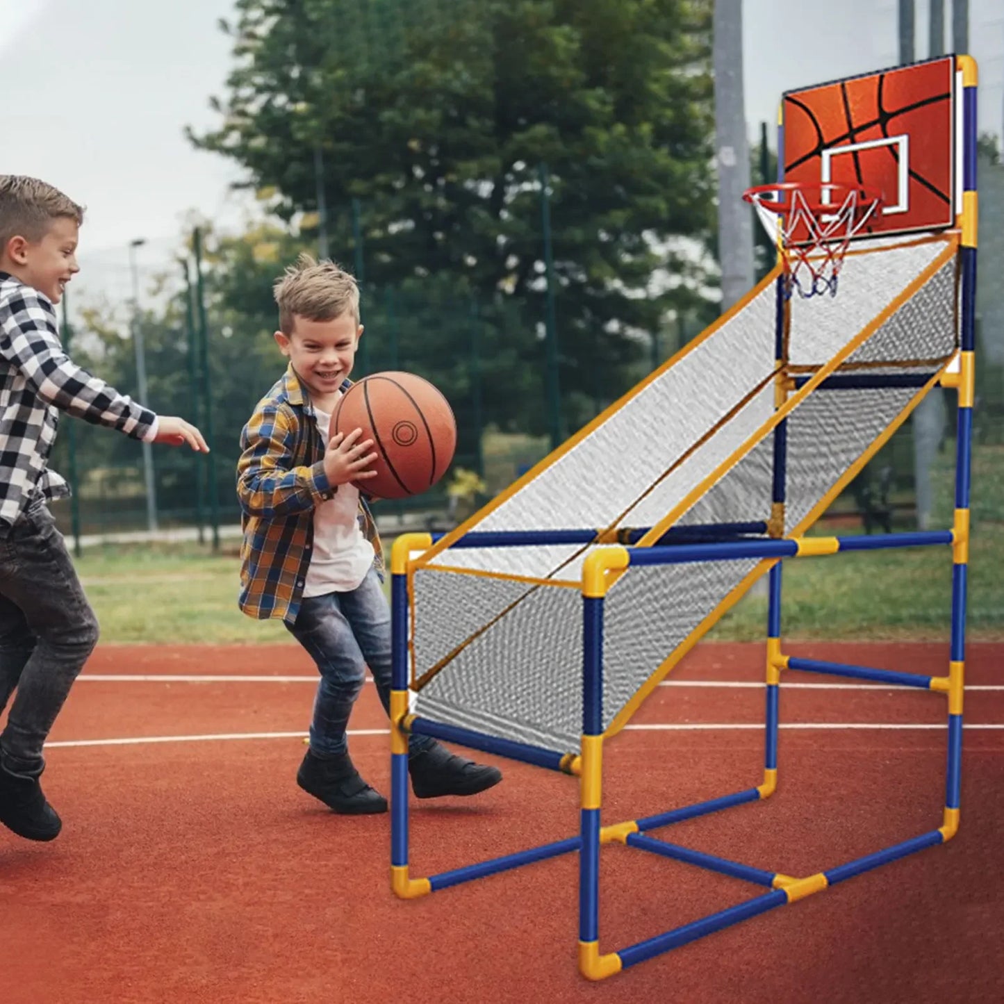 Basketball Stands for Room Height Adjustable Kids Basketball Goal Hoop Toy Set Basketball For Boys Training Practice Accessories