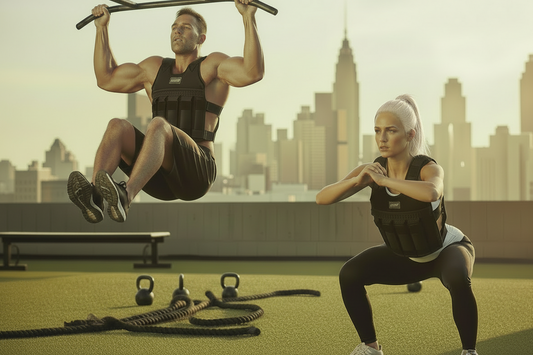 New 1-20kg Women Men Fitness Sports Weighted Vest Adjustable Workout Exercise Training Weight Bearing Jacket Clothes Black