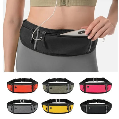 Fitness outdoor sports waist bag, running mobile waist bag, men's and women's outdoor equipment, invisible waterproof mini waist