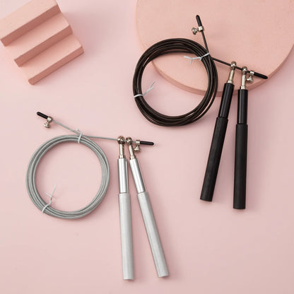 Crankshaft Steel Wire Skipping Rope Fitness Sport Equipment Bearing Skipping Rope Middle School Student Training Aluminum Alloy