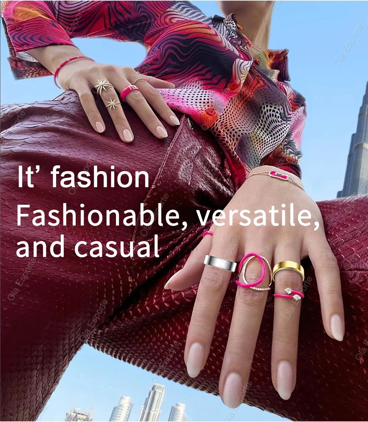 2026 New Smart Ring Men & Women, Heart Rate and Blood Oxygen Monitor Smartring Waterproof, Multi-sport Mode Rings - FitPerformX