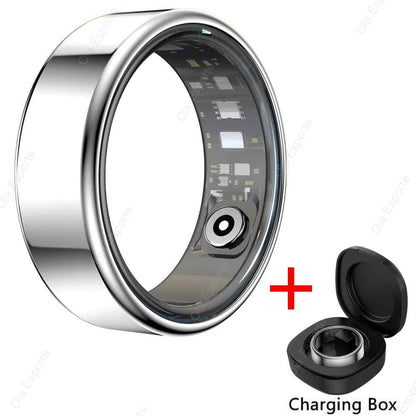 2026 New Smart Ring Men & Women, Heart Rate and Blood Oxygen Monitor Smartring Waterproof, Multi-sport Mode Rings - FitPerformX