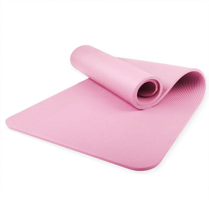 Yoga Mat Non Slip Exercise Mat Thick Solid Color Fitness Mat Yoga Workout Mat Multi-Function for Home Gym - FitPerformX