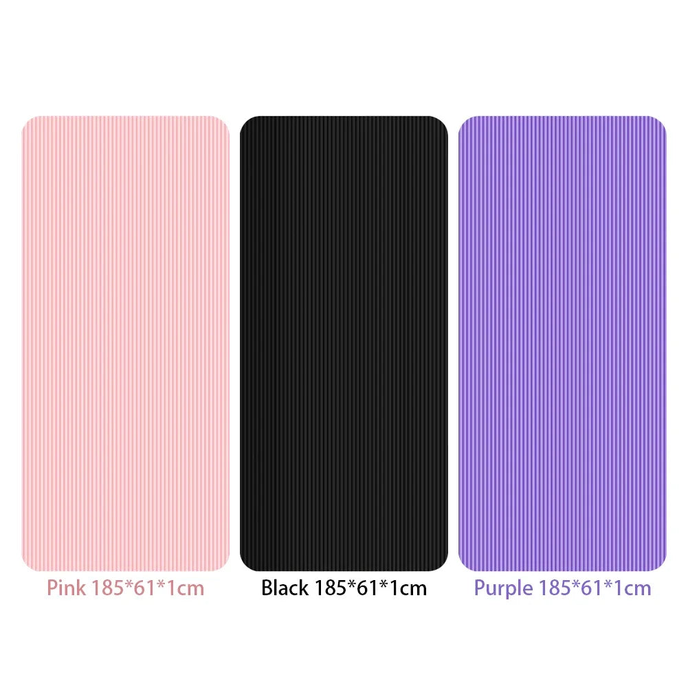 Yoga Mat Non Slip Exercise Mat Thick Solid Color Fitness Mat Yoga Workout Mat Multi-Function for Home Gym - FitPerformX