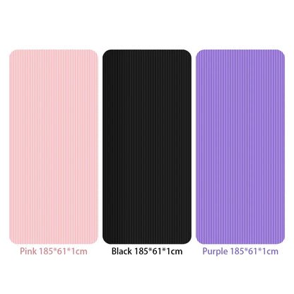 Yoga Mat Non Slip Exercise Mat Thick Solid Color Fitness Mat Yoga Workout Mat Multi-Function for Home Gym - FitPerformX