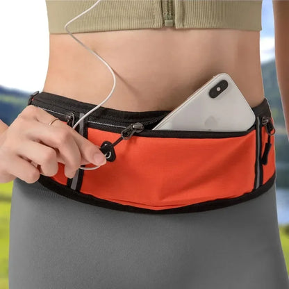 Fitness outdoor sports waist bag, running mobile waist bag, men's and women's outdoor equipment, invisible waterproof mini waist