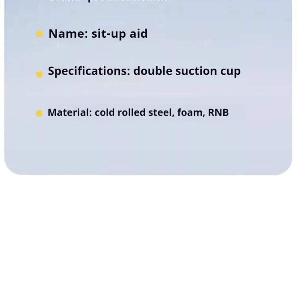 Portable Sit Up Assistant With Tension Rope Fitness Equipment Support Core Fitness Situp Yoga Practice  Home Gym