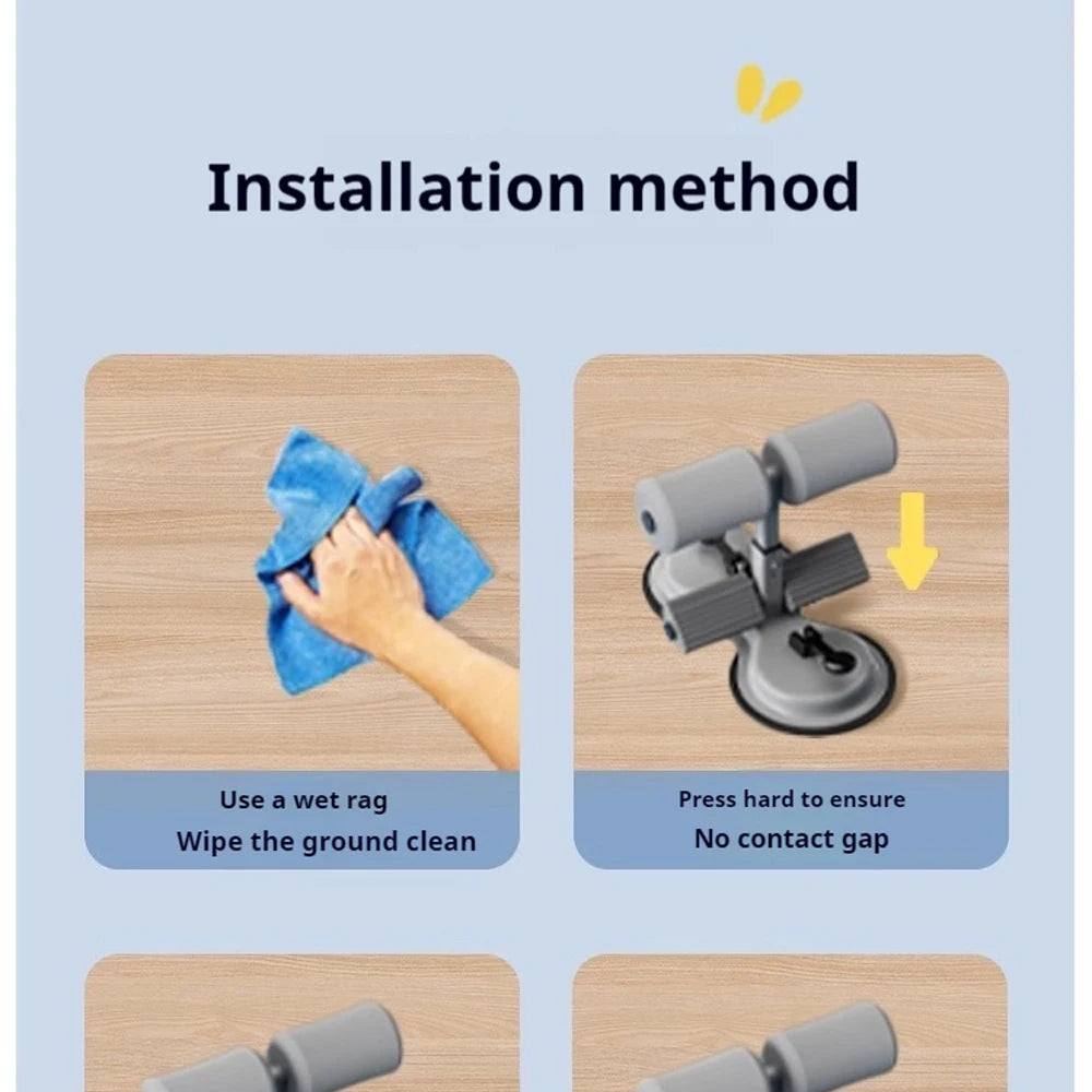 Portable Sit Up Assistant With Tension Rope Fitness Equipment Support Core Fitness Situp Yoga Practice  Home Gym