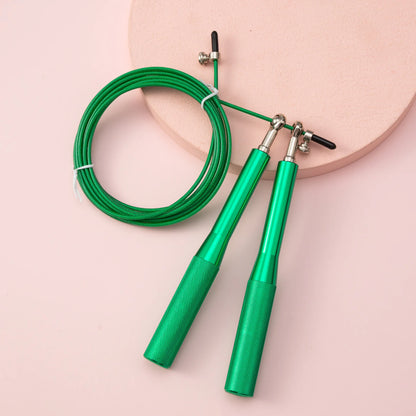 Crankshaft Steel Wire Skipping Rope Fitness Sport Equipment Bearing Skipping Rope Middle School Student Training Aluminum Alloy