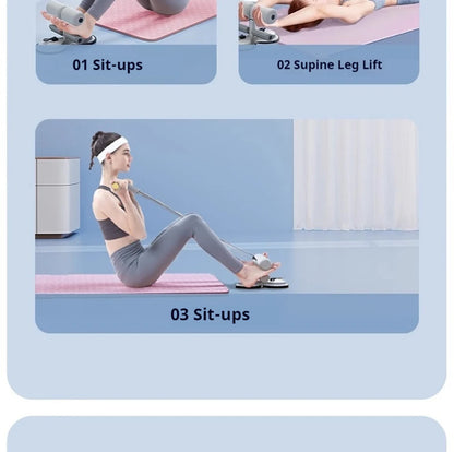 Portable Sit Up Assistant With Tension Rope Fitness Equipment Support Core Fitness Situp Yoga Practice  Home Gym