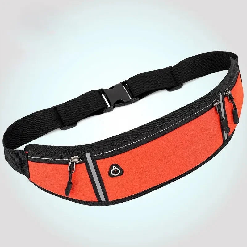 Fitness outdoor sports waist bag, running mobile waist bag, men's and women's outdoor equipment, invisible waterproof mini waist