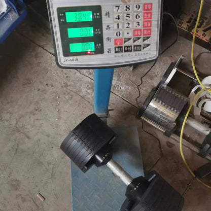 Adjustable Dumbbell Pair 2kg(5lb) or 4kg(9lb) Increase Max 45kg(100lb) Home Fitness OEM Dumbbells