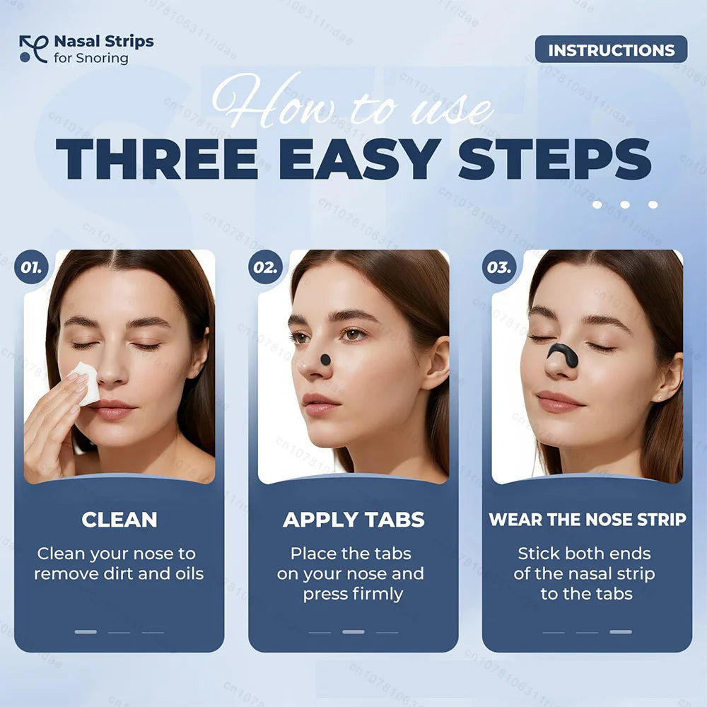 Nasal Breathing Dilator Velcro Nose Strips Increase Air Intake Sports Kit Nose Breathe Refill Reduce Snoring Boost Oxygen