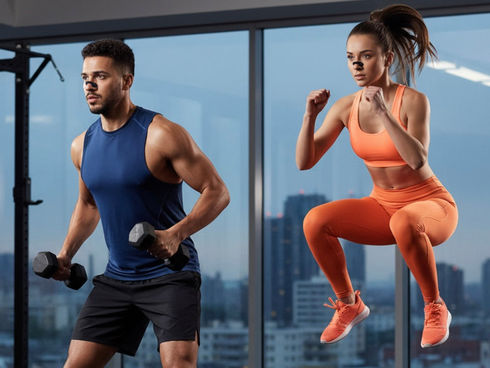 Nasal Breathing Dilator Velcro Nose Strips Increase Air Intake Sports Kit Nose Breathe Refill Reduce Snoring Boost Oxygen