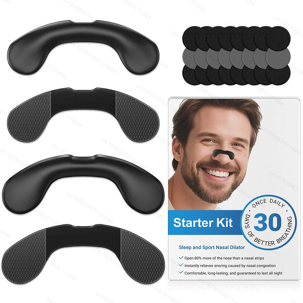 Nasal Breathing Dilator Velcro Nose Strips Increase Air Intake Sports Kit Nose Breathe Refill Reduce Snoring Boost Oxygen