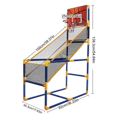 Basketball Stands for Room Height Adjustable Kids Basketball Goal Hoop Toy Set Basketball For Boys Training Practice Accessories