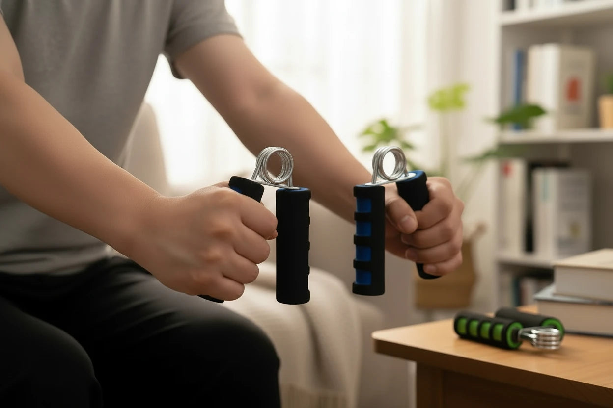 Portable Gym Accessories Campaigning Tools Sport Equipment Power Training Fitness Durable Hand Power Grip Metal Lightweight